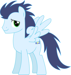 Size: 996x1059 | Tagged: safe, artist:sketchmcreations, soarin', pegasus, pony, g4, casual, inkscape, male, simple background, solo, spread wings, stallion, transparent background, wings