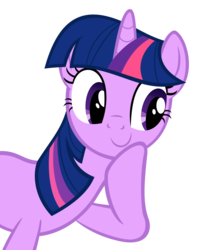 Size: 3688x4669 | Tagged: safe, artist:santafer, twilight sparkle, pony, g4, read it and weep, female, simple background, smiling, solo, transparent background, vector