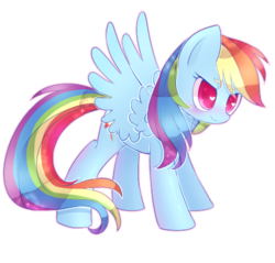 Size: 470x450 | Tagged: safe, artist:riouku, rainbow dash, pegasus, pony, g4, blushing, cute, female, heart eyes, mare, simple background, solo, spread wings, transparent background, wingding eyes, wings