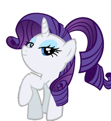 Size: 591x642 | Tagged: safe, rarity, crab pony, g4, female, meme, not salmon, simple background, solo, wat, what has science done, white background