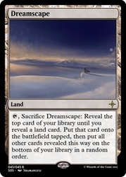 Size: 375x523 | Tagged: dead source, safe, artist:shamanguli, princess luna, g4, card, dreamscape, female, land card, magic the gathering, solo, trading card