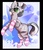 Size: 1104x1280 | Tagged: safe, artist:marawa, oc, oc only, oc:zebra north, zebra, clothes, femboy, jumping, male, socks, solo, stallion, striped socks, zebra femboy, zebra oc