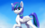 Size: 2110x1290 | Tagged: safe, artist:mrscroup, oc, oc only, oc:rainy, pegasus, pony, blue eyes, looking at you, raised tail, smiling, solo, wings