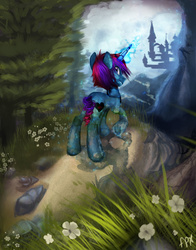 Size: 784x1000 | Tagged: dead source, safe, artist:php154, oc, oc only, crystal pony, pony, canterlot, solo