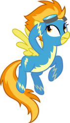 Size: 1352x2374 | Tagged: safe, artist:breadking, artist:egophiliac, spitfire, pegasus, pony, g4, female, show accurate, simple background, solo, transparent background, vector, wonderbolts uniform