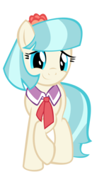 Size: 2900x4932 | Tagged: safe, artist:kuren247, coco pommel, g4, cocobetes, cute, daaaaaaaaaaaw, female, hnnng, simple background, smiling, solo, transparent background, vector