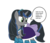 Size: 1448x1238 | Tagged: safe, artist:t-mack56, idw, king sombra, pony, unicorn, g4, base used, bow, female, good king sombra, good queen umbra, mare, queen umbra, rule 63, simple background, smiling, solo, tail bow, white background