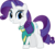 Size: 6638x6000 | Tagged: safe, artist:psychicwalnut, rarity, pony, unicorn, filli vanilli, g4, my little pony: friendship is magic, .svg available, absurd resolution, clothes, female, happy, horn, mare, ponytones, ponytones outfit, simple background, smiling, solo, transparent background, vector