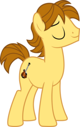 Size: 1806x2855 | Tagged: dead source, safe, artist:julietsbart, mandopony, earth pony, pony, g4, eyes closed, male, simple background, solo, stallion, transparent background, vector