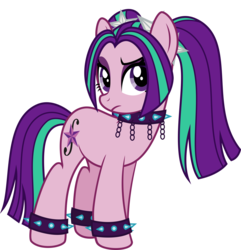 Size: 8129x8440 | Tagged: safe, artist:osipush, aria blaze, pony, g4, absurd resolution, bracelet, female, ponified, simple background, solo, transparent background, vector