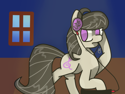 Size: 640x480 | Tagged: safe, artist:variat-mlp, octavia melody, g4, female, headphones, solo