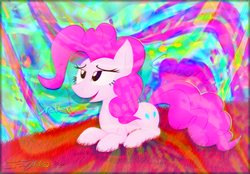 Size: 3975x2766 | Tagged: safe, artist:iflysna94, pinkie pie, g4, acid, drugs, female, high res, lsd, psychedelic, solo