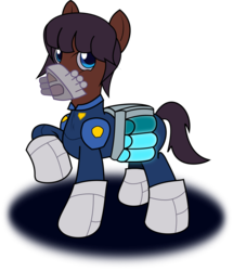 Size: 1687x1962 | Tagged: safe, artist:rutamarmalade, pony, crossover, nuclear throne, ponified, rogue, solo