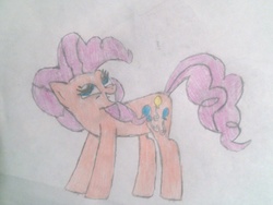 Size: 1024x768 | Tagged: safe, artist:brandonale, pinkie pie, g4, female, solo, traditional art