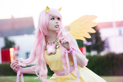 Size: 1280x854 | Tagged: safe, artist:tinemarieriis, fluttershy, human, g4, clothes, cosplay, costume, irl, irl human, photo, solo