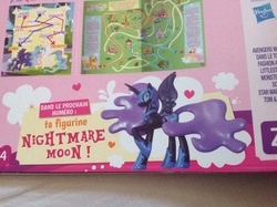 Size: 800x598 | Tagged: safe, nightmare moon, g4, female, irl, magazine, photo, toy