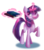 Size: 1506x1714 | Tagged: safe, artist:siffou, twilight sparkle, g4, adorkable, book, cute, dork, female, looking at you, magic, open mouth, raised hoof, simple background, smiling, solo, telekinesis, transparent background