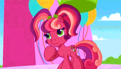 Size: 655x375 | Tagged: safe, screencap, cheerilee (g3), g3, g3.5, pinkie pie's ferris wheel adventure, animated, female, frown, solo