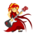 Size: 765x736 | Tagged: artist needed, safe, sunset shimmer, equestria girls, g4, clothes, dress, electric guitar, female, god tier, guitar, hero of time, homestuck, musical instrument, rocky horror picture show, solo, sunset shredder, sylph of time