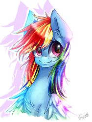 Size: 768x1024 | Tagged: safe, artist:iponylover, rainbow dash, g4, female, solo