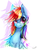 Size: 768x1024 | Tagged: safe, artist:iponylover, rainbow dash, g4, female, solo