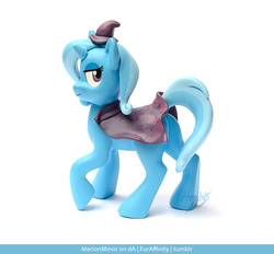 Size: 900x836 | Tagged: safe, artist:merionic, trixie, pony, unicorn, g4, clay, craft, female, irl, mare, photo, resin, sculpey, sculpture, solo