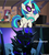 Size: 640x719 | Tagged: safe, dj pon-3, octavia melody, vinyl scratch, g4, slice of life (episode), comparison, meme, mute, mute vinyl, soundscratch, soundwave, that's my pony, that's my x, transformers, transformers prime