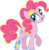 Size: 7693x7898 | Tagged: safe, artist:sugar-loop, pinkie pie, g4, absurd resolution, cutie mark magic, female, simple background, solo, transparent background, vector