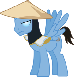 Size: 1009x1028 | Tagged: safe, artist:ah-darnit, alicorn, pony, god, mortal kombat, pegasus wings, ponified, raiden (mortal kombat), simple background, solo, transparent background, vector, wings