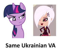 Size: 682x579 | Tagged: safe, twilight sparkle, g4, brittany biskit, exploitable meme, littlest pet shop, meme, natalya romanko, same voice actor, simple background, ukrainian, vector, white background