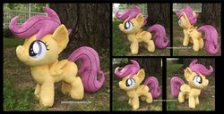 Size: 3420x1754 | Tagged: safe, artist:peruserofpieces, scootaloo, g4, irl, photo, plushie, solo