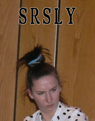 Size: 928x1180 | Tagged: safe, human, galacon, galacon 2015, 2015, barely pony related, irl, irl human, michelle creber, panel, photo, reaction image, schloff, seriously, solo