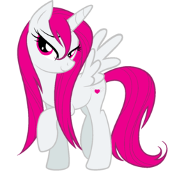 Size: 948x973 | Tagged: safe, artist:theinfinitypower487, oc, oc only, oc:heart magic, alicorn, pony, alicorn oc, wet mane