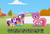 Size: 740x500 | Tagged: safe, screencap, pinkie pie (g3), scootaloo (g3), sweetie belle (g3), earth pony, pony, unicorn, g3, g3.5, twinkle wish adventure, angry, bandana, clothes, cutie mark, earmuffs, female, hat, image macro, mare, meme, scarf, scootaloo is not amused, subtitles, text, unamused