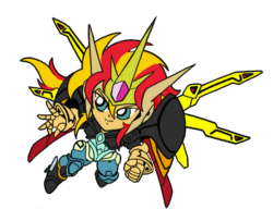 Size: 540x414 | Tagged: safe, edit, sunset shimmer, equestria girls, g4, crossover, mecha, recolor, sunset phoenix, super robot wars, valsione return