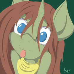 Size: 1024x1024 | Tagged: safe, artist:pexpy, oc, oc only, oc:lucidity, pony, solo, tongue out