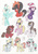 Size: 2480x3496 | Tagged: safe, artist:marindashy, alicorn, earth pony, pegasus, pony, unicorn, ashley, crossover, donkey kong (series), lady bow, metroid, nintendo, paper mario, paper mario: the thousand year door, pauline, ponified, princess daisy, princess peach, princess rosalina, princess zelda, rosalina, samus aran, super mario bros., super mario galaxy, super mario land, the legend of zelda, traditional art, trans female, update, vivian (paper mario), warioware