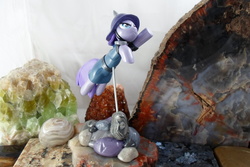 Size: 4608x3072 | Tagged: safe, artist:deadheartmare, maud pie, g4, maud pie (episode), craft, irl, photo, pickelhaube, scene interpretation, sculpture, solo