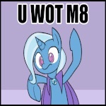 Size: 150x150 | Tagged: safe, artist:valcron, trixie, pony, unicorn, g4, cape, clothes, female, mare, picture for breezies, solo, u wot m8