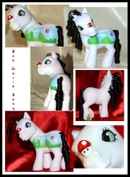 Size: 797x1085 | Tagged: safe, artist:wylf, pony, g3, customized toy, irl, photo, ponified, solo, super mario bros., toy