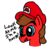 Size: 302x291 | Tagged: safe, artist:icepony64, pony, dialogue, male, mario, ponified, simple background, solo, super mario bros., transparent background