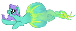 Size: 1280x529 | Tagged: safe, artist:whale, oc, oc only, jellyfish, pony, solo