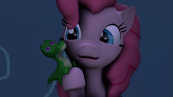 Size: 1920x1080 | Tagged: safe, artist:petlover613, gummy, pinkie pie, g4, 3d