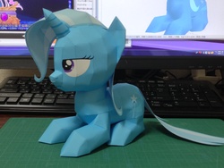 Size: 3264x2448 | Tagged: safe, artist:robi, trixie, pony, unicorn, g4, female, high res, mare, papercraft
