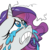 Size: 664x669 | Tagged: safe, artist:brendahickey, idw, rarity, pony, unicorn, g4, spoiler:comic, spoiler:comicff19, crying, despair, feels, female, lip bite, mare, marshmelodrama, messy mane, ocular gushers, rarity being rarity, reaction image, sad, simple background, transparent background