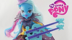 Size: 1920x1080 | Tagged: safe, trixie, equestria girls, g4, my little pony equestria girls: rainbow rocks, official, doll, irl, photo, toy