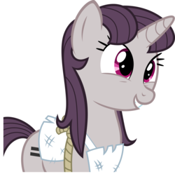 Size: 4865x4817 | Tagged: safe, sugar belle, g4, absurd resolution, alternate hairstyle, apron, clothes, equal cutie mark, female, happy, simple background, solo, transparent background, vector