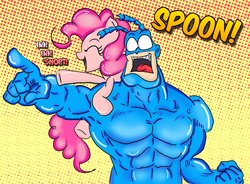 Size: 900x661 | Tagged: safe, artist:lennonblack, pinkie pie, g4, crossover, the tick