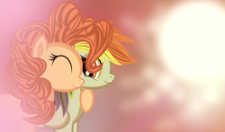 Size: 6920x4080 | Tagged: safe, artist:ivacatherianoid, pinkie pie, rainbow dash, g4, absurd resolution, vector, wallpaper