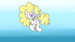 Size: 1280x720 | Tagged: safe, artist:mr-degration, surprise, pegasus, pony, g1, g4, derp, female, flying, g1 to g4, generation leap, goofy, silly, solo